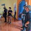 Alana Simões, en la filmación de "La falla" (2024). Cortesía directora.