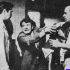 Luis Aguilar, Ismael Rodríguez y Pedro Infante en el set de ATM / A TODA MÁQUINA, tomada de facebook.com/Ismael-Rodriguez-Ruelas