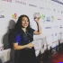 Ana Ts'uyeb, ganadora del Premio Ojo a Mejor Documental Largometraje, por Li Cham (Morí); en el FICM 2024. Archivo DDCM.