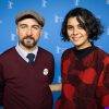 Ernesto Martínez Bucio y Karen Platas coguionista y coeditora de El diablo fuma (y guarda las cabezas de los cerillos quemados en la misma caja). Cortesía director.