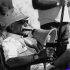 Samuel Fuller en el set, tomada de internet