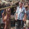 Mel Gibson y Andrés Ibáñez en el set de Apocalypto, tomada de facebook