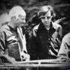 Alejandro Jodorowsky y Rafael Villaseñor (como asistente de dirección) en el set de LA MONTAÑA SAGRADA, cortesía director