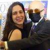 Liora Spilk y Pedro Friedeberg en el Festival Internacional de Cine de Morelia 2022, cortesía directora