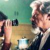Montserrat Larqué e Ignacio López Tarso, en el set del cineminuto: Veneno (2002).