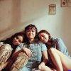 "Chicas tristes". Detrás de cámaras. Rocío Guzmán, Fernanda Tovar y Darana Álvarez. Archivo DDCM.