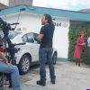 Héctor Rodríguez Acosta en el set, cortesía director