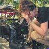 En el set de Corina. Cortesía directora.